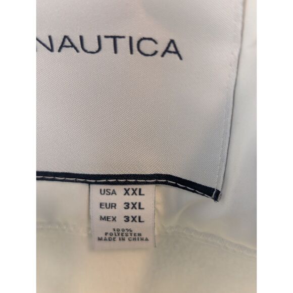 Nautica Lil Yachty White Vest w/ Hide Away Hood Men's Size 2XL/XXL - Picture 6 of 11